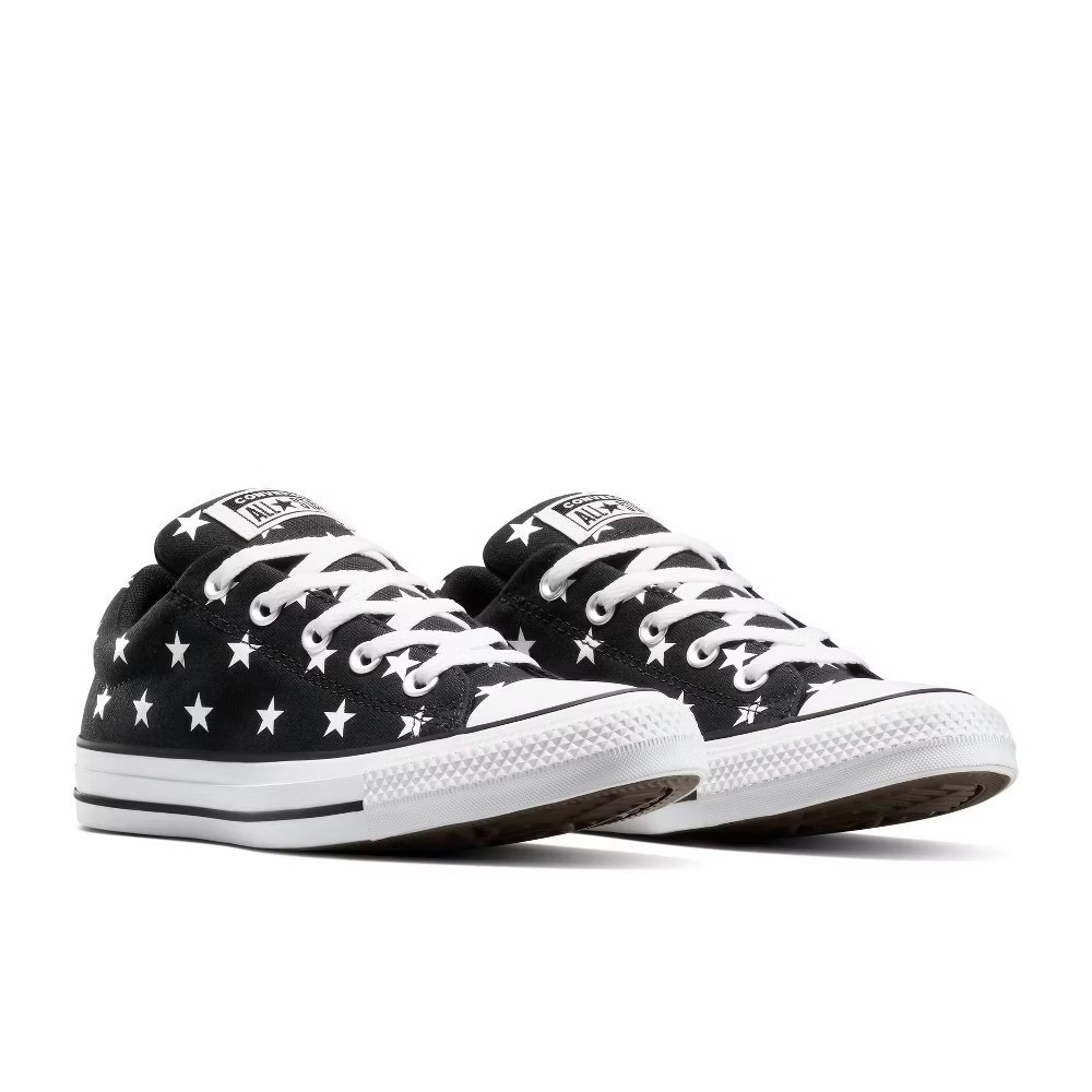Converse Chuck Taylor All Star Street Sneaker Women's 6.5 Low Black Stars Canvas